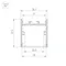Минифото #3 товара Профиль SL-LINE-3638-LW-2000 ANOD BLACK (Arlight, Алюминий)