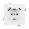 Минифото #2 товара Механизм розетки с USB зарядкой SCT-TENDO-MUAC-PL-WH (230V, 16A) (Arlight, Белый)