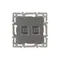 Минифото #3 товара Механизм компьютерной розетки двойной SCT-MPC2-PL-GR (RJ-45, CAT6) (Arlight, -)